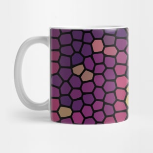 Painted Glass Of Sun Set Colors Pattern Mug